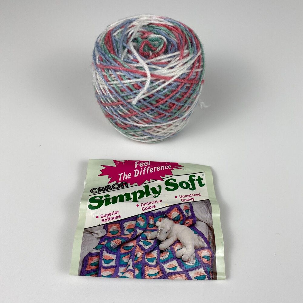 Caron Simply Soft Baby Shades Ombre 2722 Yarn 3.6oz Acrylic Worsted Weight
